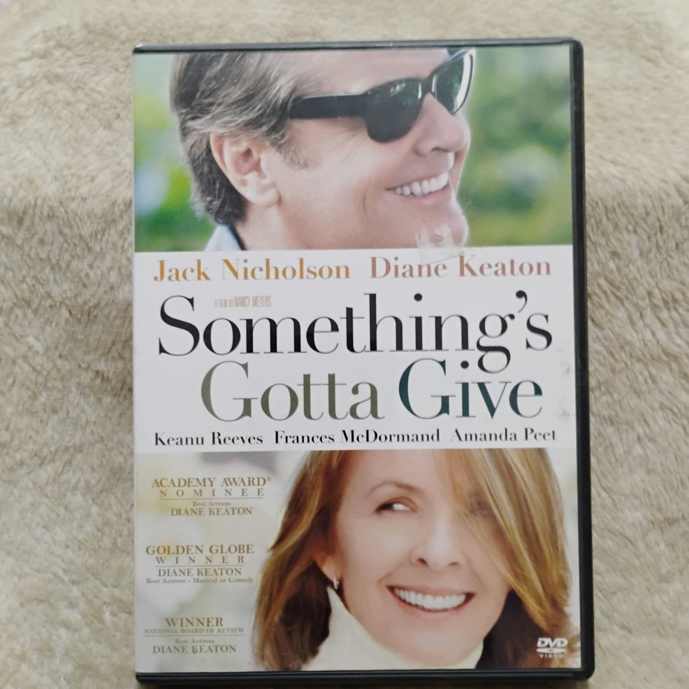 Something's Gotta Give DVD Nicholson Diane Keaton Romcom Coastal Grandmacore